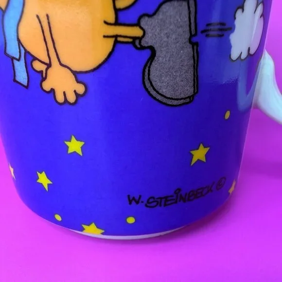 Vintage W. Steinbeck Karlchen Angel Mouse Mug German Small Coffee Cup Porcelain - Picture 3 of 6